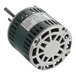 A cylindrical electric motor with a metal housing and a label indicating it is a Lincoln 369485 Motor for 60hz 208/240 volt operation.