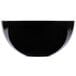 A black bowl with a white background.