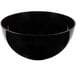 A Fineline black plastic round bowl.