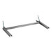 An American Range metal frame with two metal legs and a long metal bar.