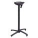 Grosfillex USX1H017 X1 Bar Height Black Tilt Top Aluminum Outdoor Table Base
