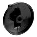 A black plastic Vulcan thermostat knob with holes in it.