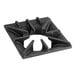 A black square US Range Sunfire open top grate with a hole in the middle.