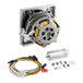 A Moffat blower motor with wires and screws.