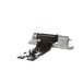 A black and silver metal Kolpak Kason hinge.