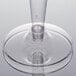 a clear glass container with a clear lid