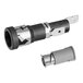A close-up of a black and silver Henny Penny fuse holder with a metal clip.