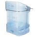 A blue Rubbermaid plastic container with a handle and the words "Only Ice" on the side.