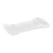 A white plastic tray with a lid.
