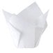 Hoffmaster 611103 2 1/4 inch x 4 inch White Tulip Baking Cups - 250/Pack