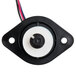 A black and white circular Hoshizaki float switch with wires.