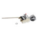 A Vulcan High Limit Cutoff Switch, a small metal electric switch with a wire attached.
