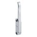 A silver Metro RPC14-118A metal door handle with holes.