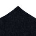 A denim chef neckerchief with a close up of the fabric.