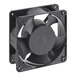 A black fan with a square frame.