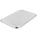 A silver rectangular Vollrath stainless steel serving tray.