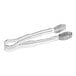 A pair of Cambro clear plastic tongs with clear handles.
