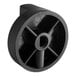 A black plastic Vulcan gas valve knob with a hole in the center.