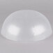 A clear plastic bowl with a clear dome lid.