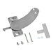 Stainless steel Blodgett door latch handle with screws and bolts.