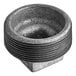 A close-up of a Hobart dishwasher drain plug with a black ring.