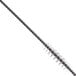 A black wire with a long thin line with a small hook.