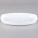 A white oval Fineline Platter Pleasers bowl.