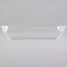 A clear plastic rectangular Fineline Tiny Temptations tray on a white surface.