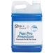 A blue jug of Noble Chemical Pan Pro Premium with a white label.