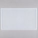 A white rectangular Flexsil lid on a white surface.