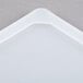 A white Flexsil high-heat silicone lid on a white tray.