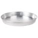 An American Metalcraft silver aluminum pizza pan.