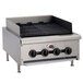 Wells HDCB-2430G Natural Gas Heavy Duty 24 inch Charbroiler - 80,000 BTU