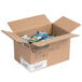 A box with 84 Hidden Valley Fat Free Italian Dressing packets inside.