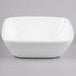 A white square Libbey Chef's Selection bowl.