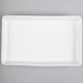 A white rectangular Libbey Chef's Selection porcelain tray.