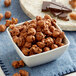 A bowl of Grandma Jack's chocolate caramel popcorn.