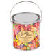 A white bucket of Grandma Jack's Tutti Frutti popcorn.