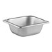 A Vollrath stainless steel 1/6 size steam table pan with a lid.