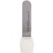 A Dexter Russell clam knife with a white textured poly handle.