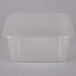 A clear Fabri-Kal deli container with a lid.