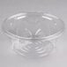 A Dart clear plastic bowl with a flat lid.