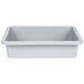 Rubbermaid FG334992GRAY 20 inch x 15 inch x 5 inch Gray Plastic Bus Box