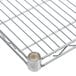 A Metro chrome wire shelf for a Metro Super Erecta wire rack.