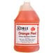 a bottle of orange peel cleaner