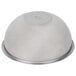 A silver stainless steel Vollrath mixing bowl.