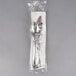 A WNA Comet Reflections plastic wrapped silverware set.