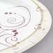 a close up of a paper plate