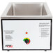 APW Wyott CWM-2V Full Size 22 Qt. Insulated Countertop Food Cooker / Warmer - 120V, 1500W