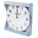 A Taylor large dial patio clock in a box with a white clock face.